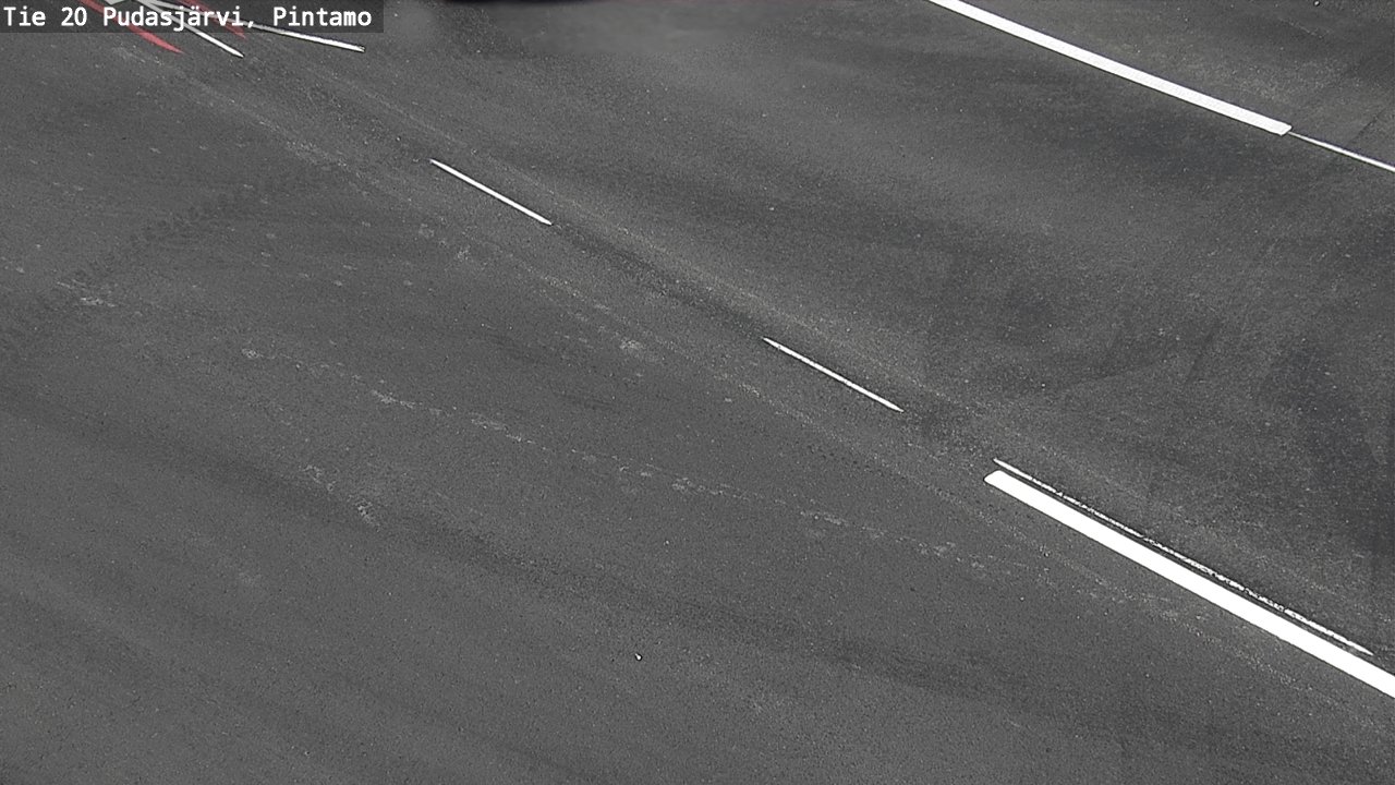 Weather Camera Image Väg 20 Pudasjärvi, Pintamo, Pudasjärvi, Pohjois-Pohjanmaa