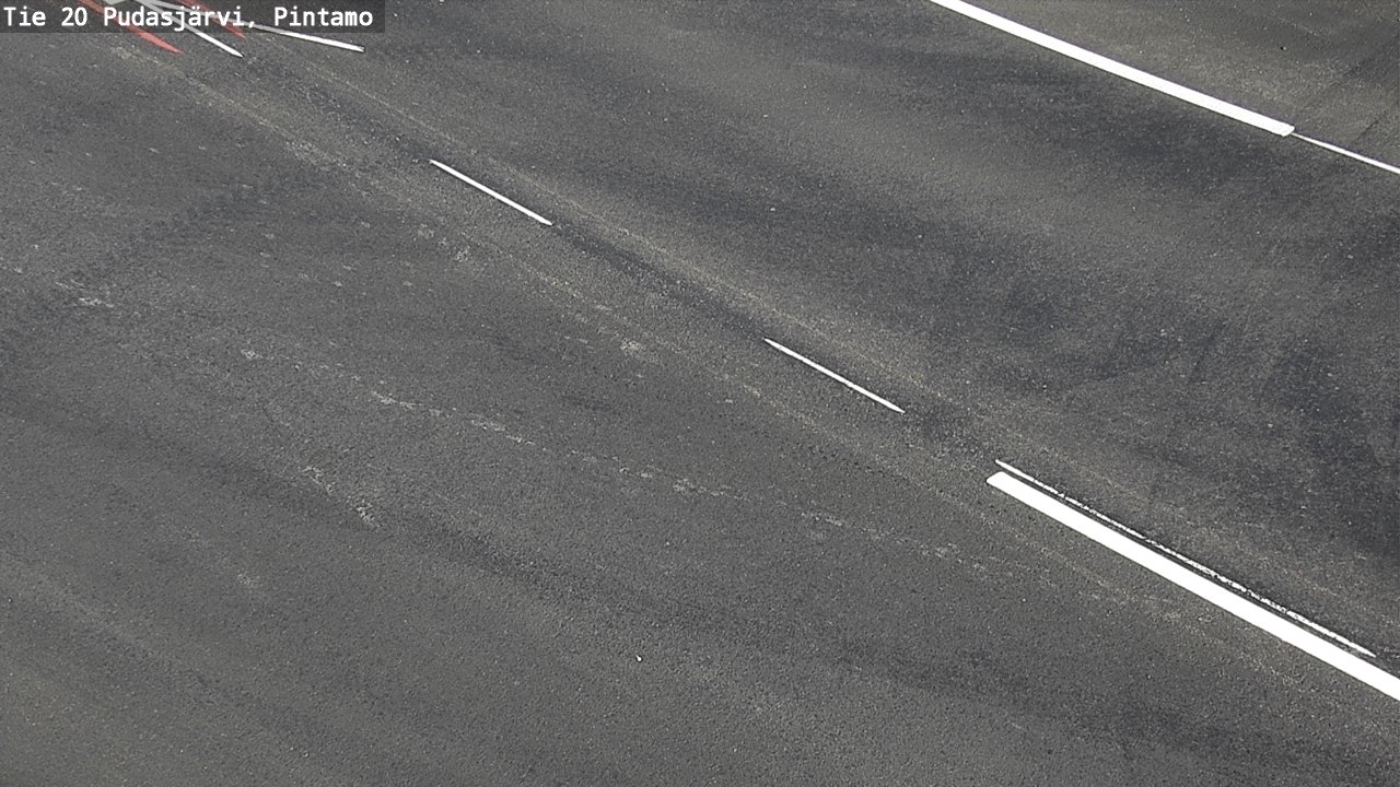 Weather Camera Image Väg 20 Pudasjärvi, Pintamo, Pudasjärvi, Pohjois-Pohjanmaa