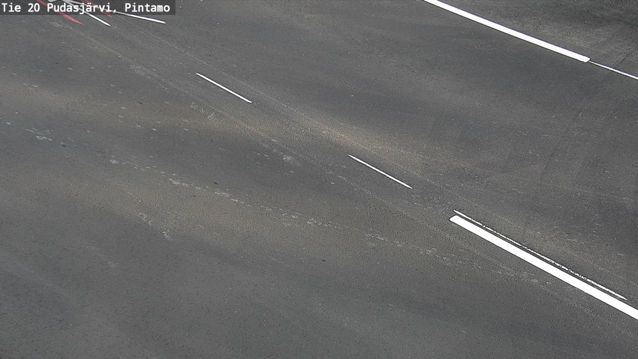 Weather Camera Image Väg 20 Pudasjärvi, Pintamo, Pudasjärvi, Pohjois-Pohjanmaa