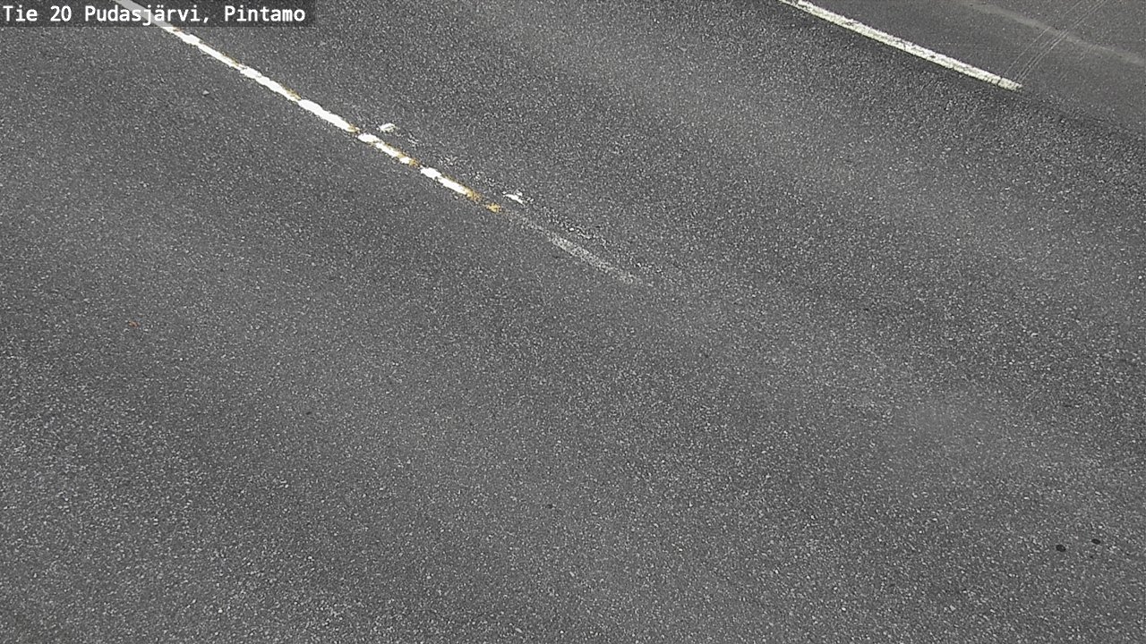Weather Camera Image Väg 20 Pudasjärvi, Pintamo, Pudasjärvi, Pohjois-Pohjanmaa