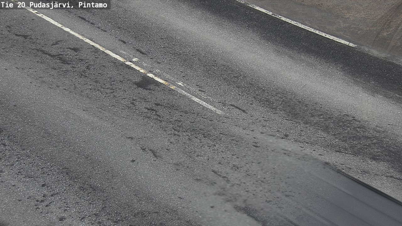 Weather Camera Image Road 20 Pudasjärvi, Pintamo, Pudasjärvi, Pohjois-Pohjanmaa