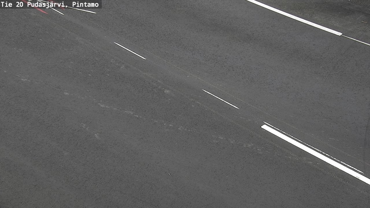 Weather Camera Image Väg 20 Pudasjärvi, Pintamo, Pudasjärvi, Pohjois-Pohjanmaa