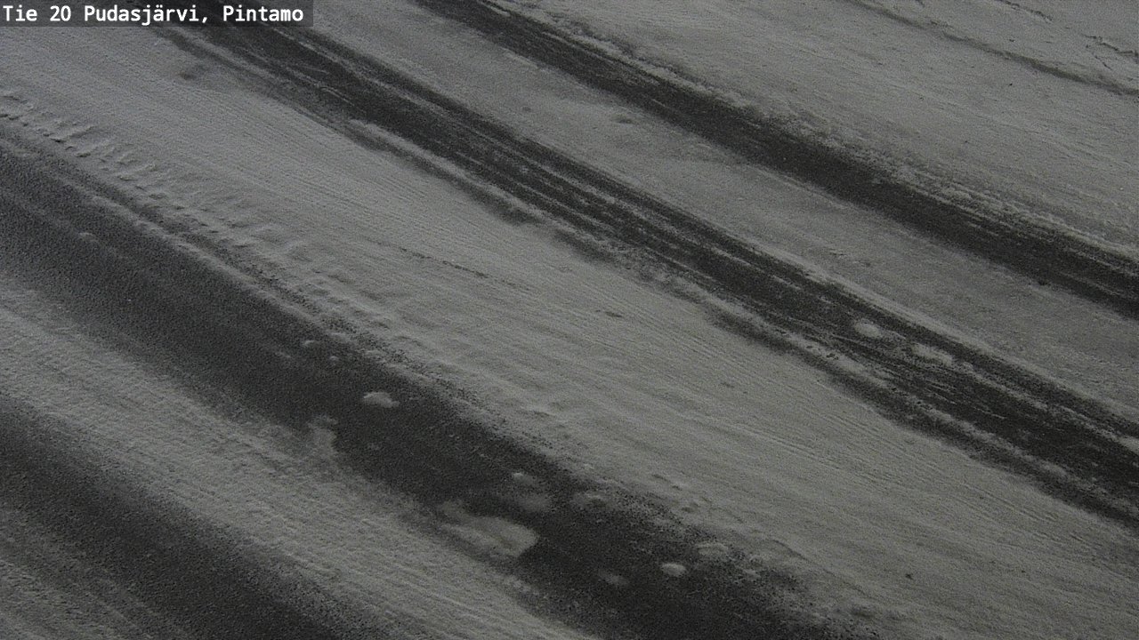 Weather Camera Image Road 20 Pudasjärvi, Pintamo, Pudasjärvi, Pohjois-Pohjanmaa
