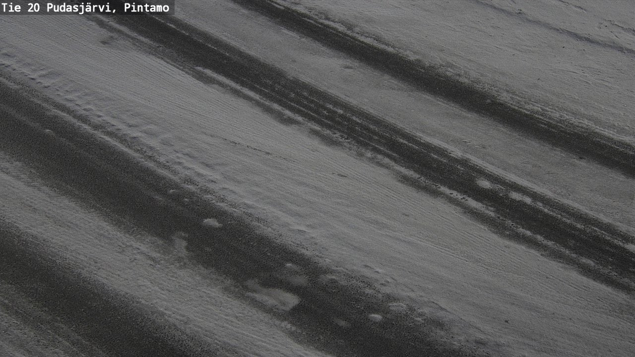 Weather Camera Image Road 20 Pudasjärvi, Pintamo, Pudasjärvi, Pohjois-Pohjanmaa