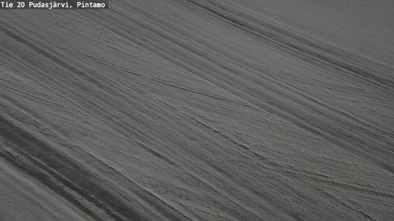 Weather Camera Image Väg 20 Pudasjärvi, Pintamo, Pudasjärvi, Pohjois-Pohjanmaa