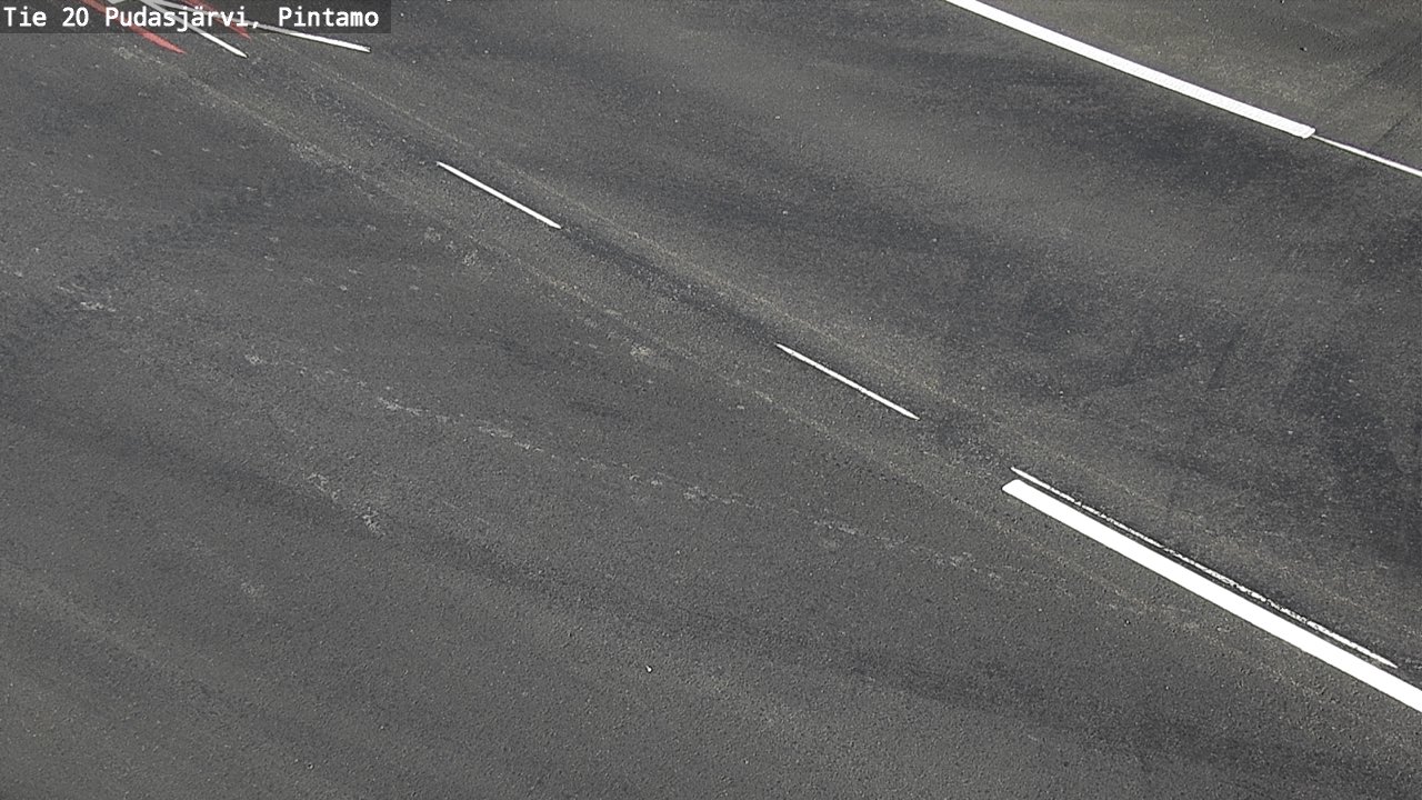 Weather Camera Image Väg 20 Pudasjärvi, Pintamo, Pudasjärvi, Pohjois-Pohjanmaa