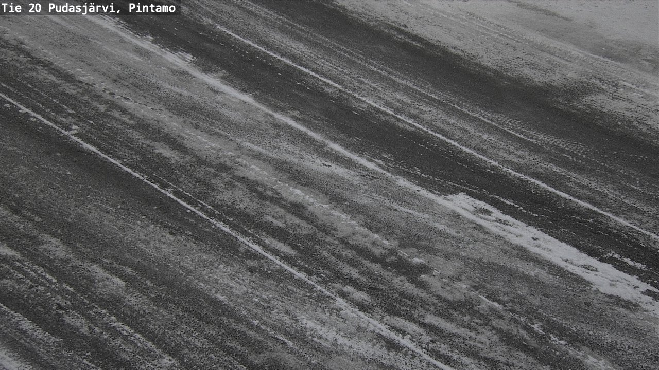 Weather Camera Image Väg 20 Pudasjärvi, Pintamo, Pudasjärvi, Pohjois-Pohjanmaa