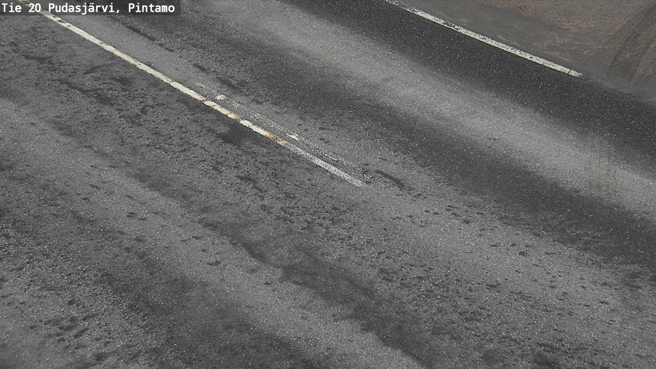 Weather Camera Image Väg 20 Pudasjärvi, Pintamo, Pudasjärvi, Pohjois-Pohjanmaa