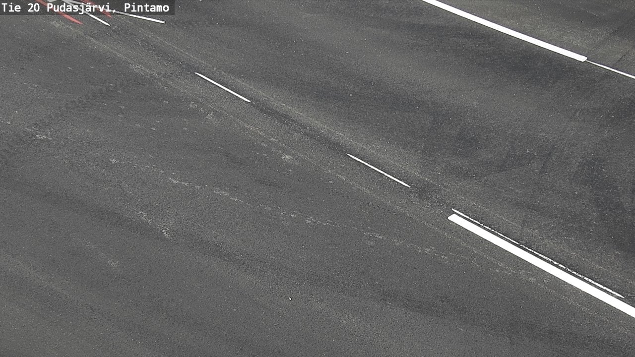 Weather Camera Image Väg 20 Pudasjärvi, Pintamo, Pudasjärvi, Pohjois-Pohjanmaa