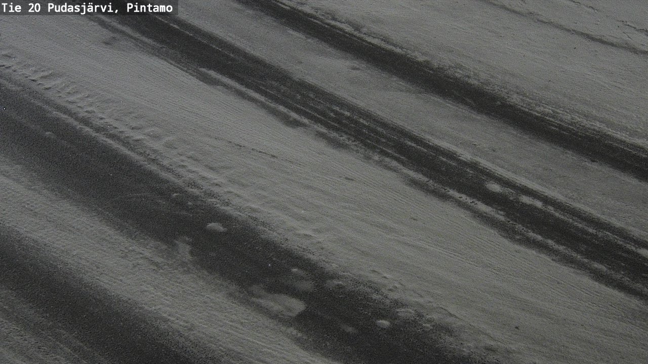 Weather Camera Image Road 20 Pudasjärvi, Pintamo, Pudasjärvi, Pohjois-Pohjanmaa