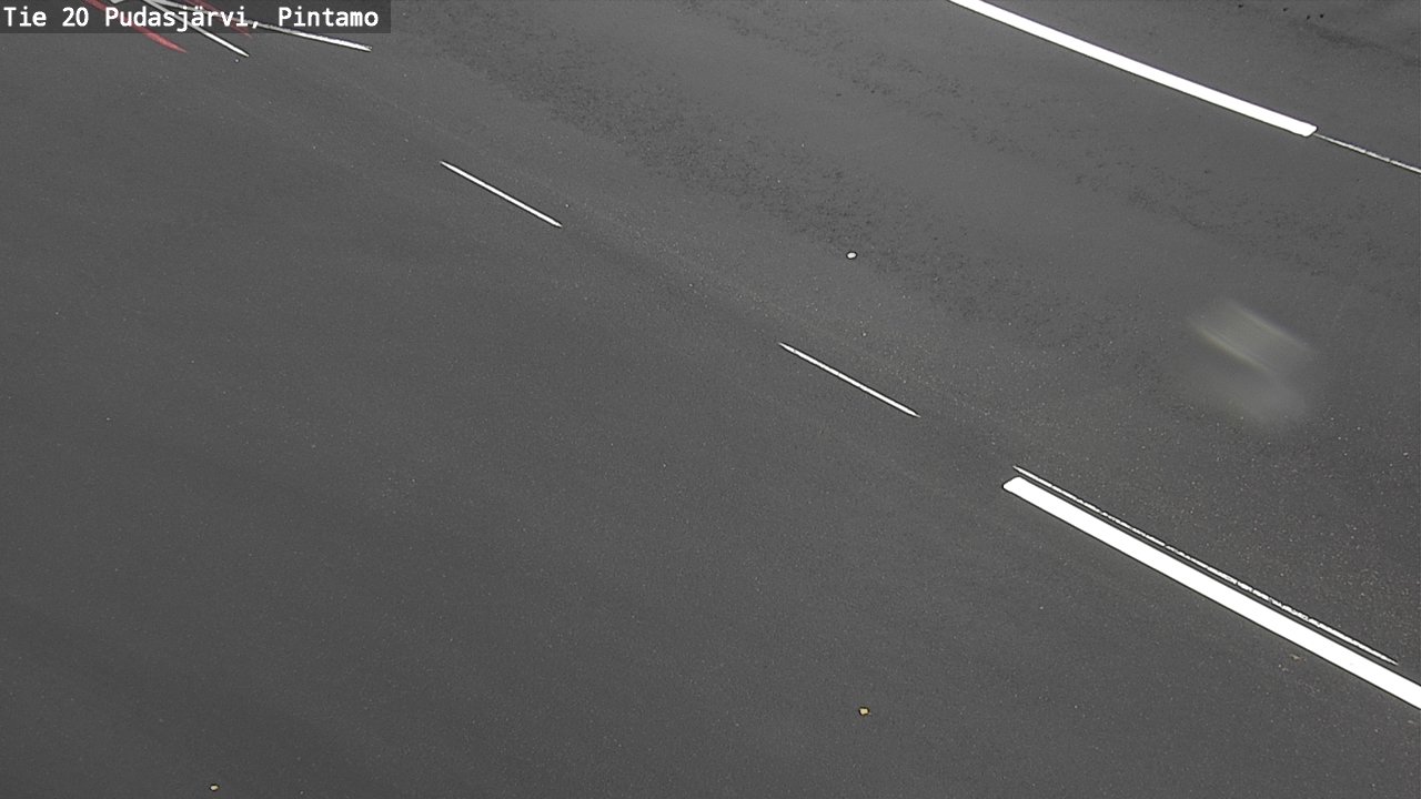 Weather Camera Image Road 20 Pudasjärvi, Pintamo, Pudasjärvi, Pohjois-Pohjanmaa