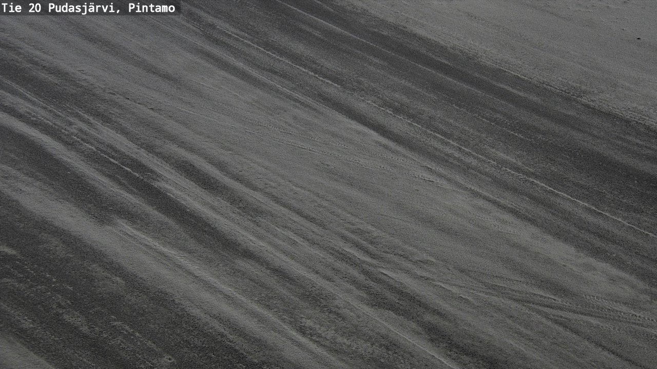 Weather Camera Image Väg 20 Pudasjärvi, Pintamo, Pudasjärvi, Pohjois-Pohjanmaa