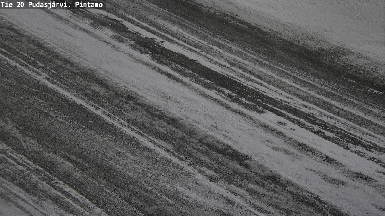 Weather Camera Image Väg 20 Pudasjärvi, Pintamo, Pudasjärvi, Pohjois-Pohjanmaa