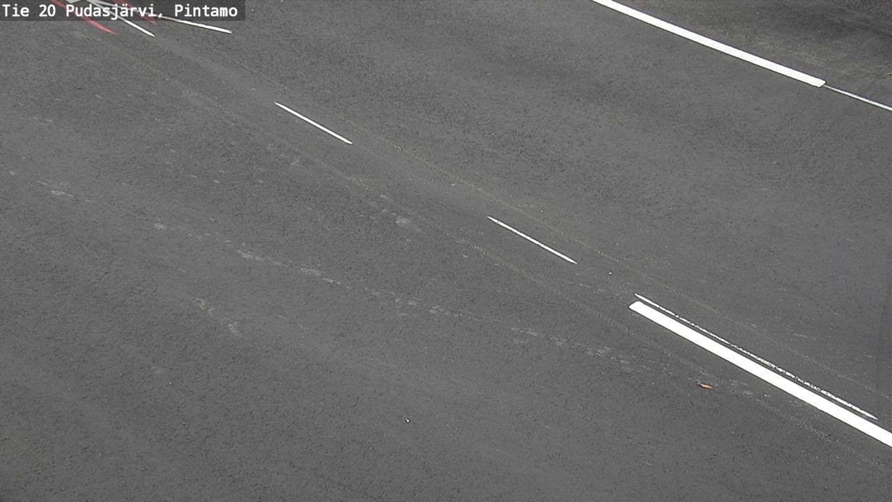 Weather Camera Image Väg 20 Pudasjärvi, Pintamo, Pudasjärvi, Pohjois-Pohjanmaa
