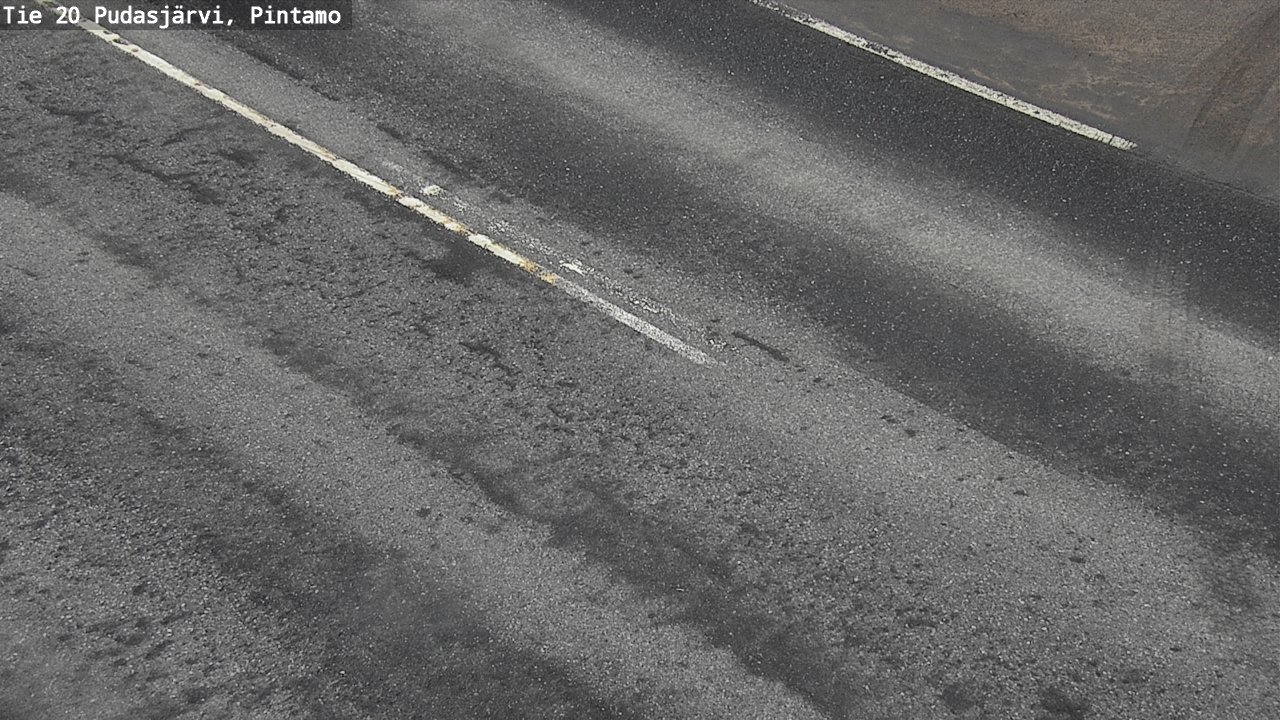 Weather Camera Image Väg 20 Pudasjärvi, Pintamo, Pudasjärvi, Pohjois-Pohjanmaa