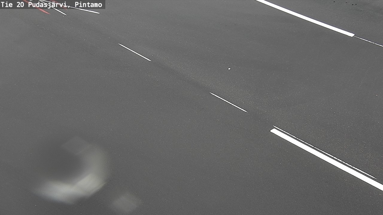 Weather Camera Image Väg 20 Pudasjärvi, Pintamo, Pudasjärvi, Pohjois-Pohjanmaa