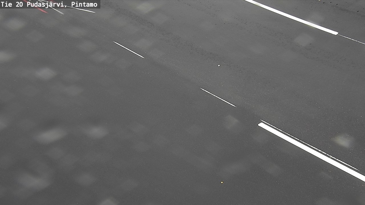 Weather Camera Image Road 20 Pudasjärvi, Pintamo, Pudasjärvi, Pohjois-Pohjanmaa
