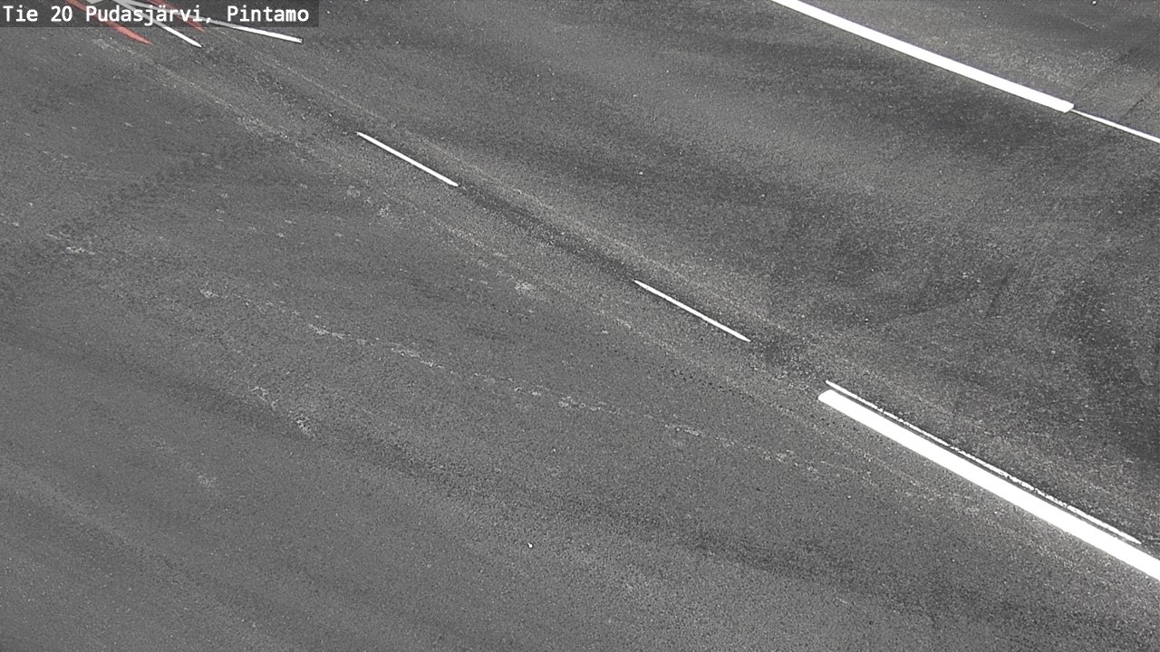 Weather Camera Image Väg 20 Pudasjärvi, Pintamo, Pudasjärvi, Pohjois-Pohjanmaa