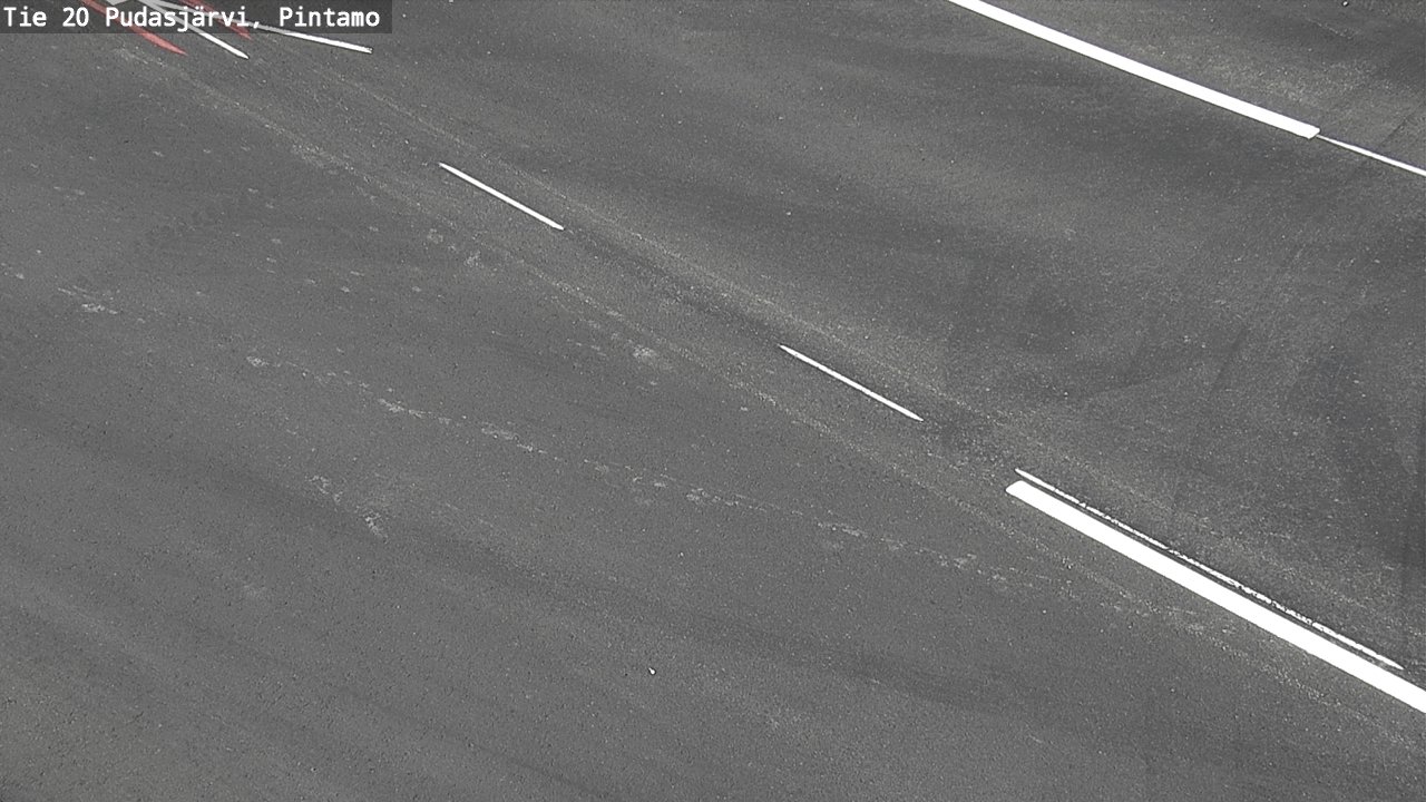 Weather Camera Image Väg 20 Pudasjärvi, Pintamo, Pudasjärvi, Pohjois-Pohjanmaa