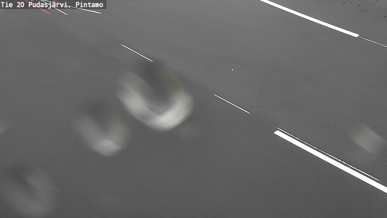 Weather Camera Image Road 20 Pudasjärvi, Pintamo, Pudasjärvi, Pohjois-Pohjanmaa