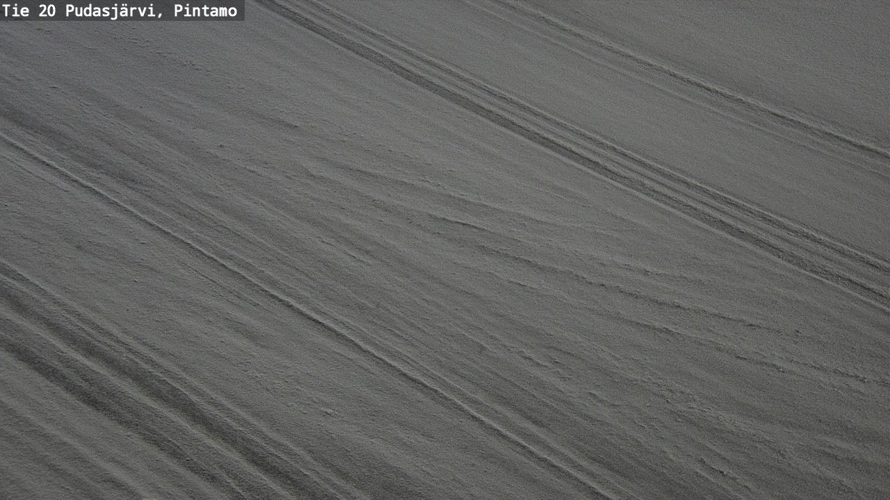 Weather Camera Image Väg 20 Pudasjärvi, Pintamo, Pudasjärvi, Pohjois-Pohjanmaa