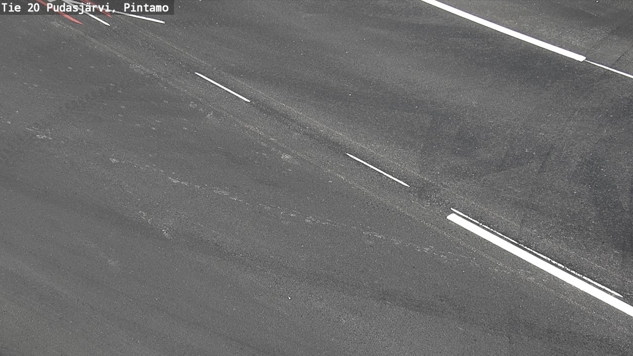 Weather Camera Image Väg 20 Pudasjärvi, Pintamo, Pudasjärvi, Pohjois-Pohjanmaa