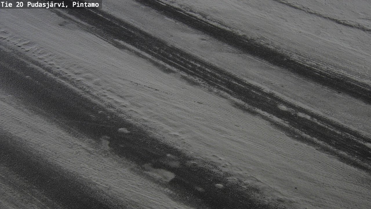 Weather Camera Image Road 20 Pudasjärvi, Pintamo, Pudasjärvi, Pohjois-Pohjanmaa