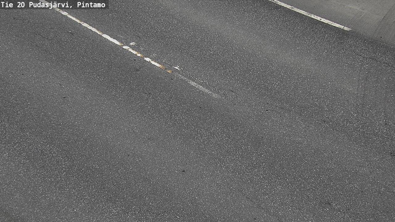 Weather Camera Image Väg 20 Pudasjärvi, Pintamo, Pudasjärvi, Pohjois-Pohjanmaa