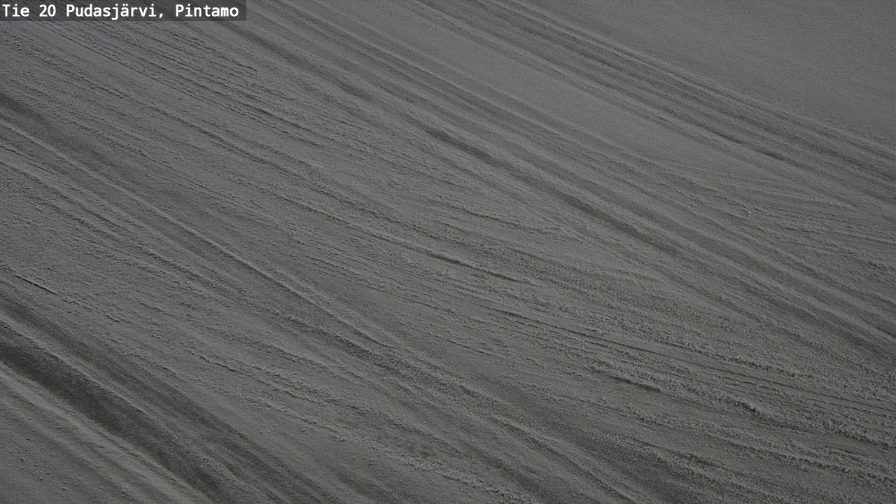 Weather Camera Image Väg 20 Pudasjärvi, Pintamo, Pudasjärvi, Pohjois-Pohjanmaa