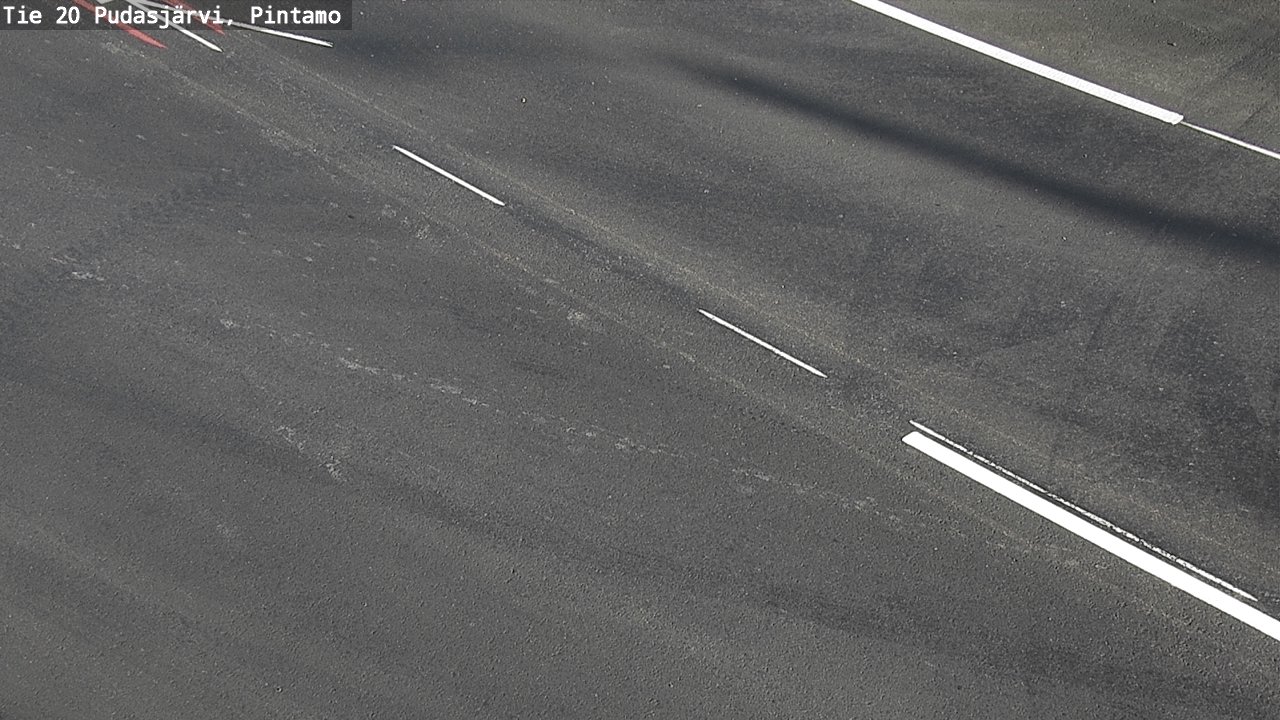 Weather Camera Image Väg 20 Pudasjärvi, Pintamo, Pudasjärvi, Pohjois-Pohjanmaa