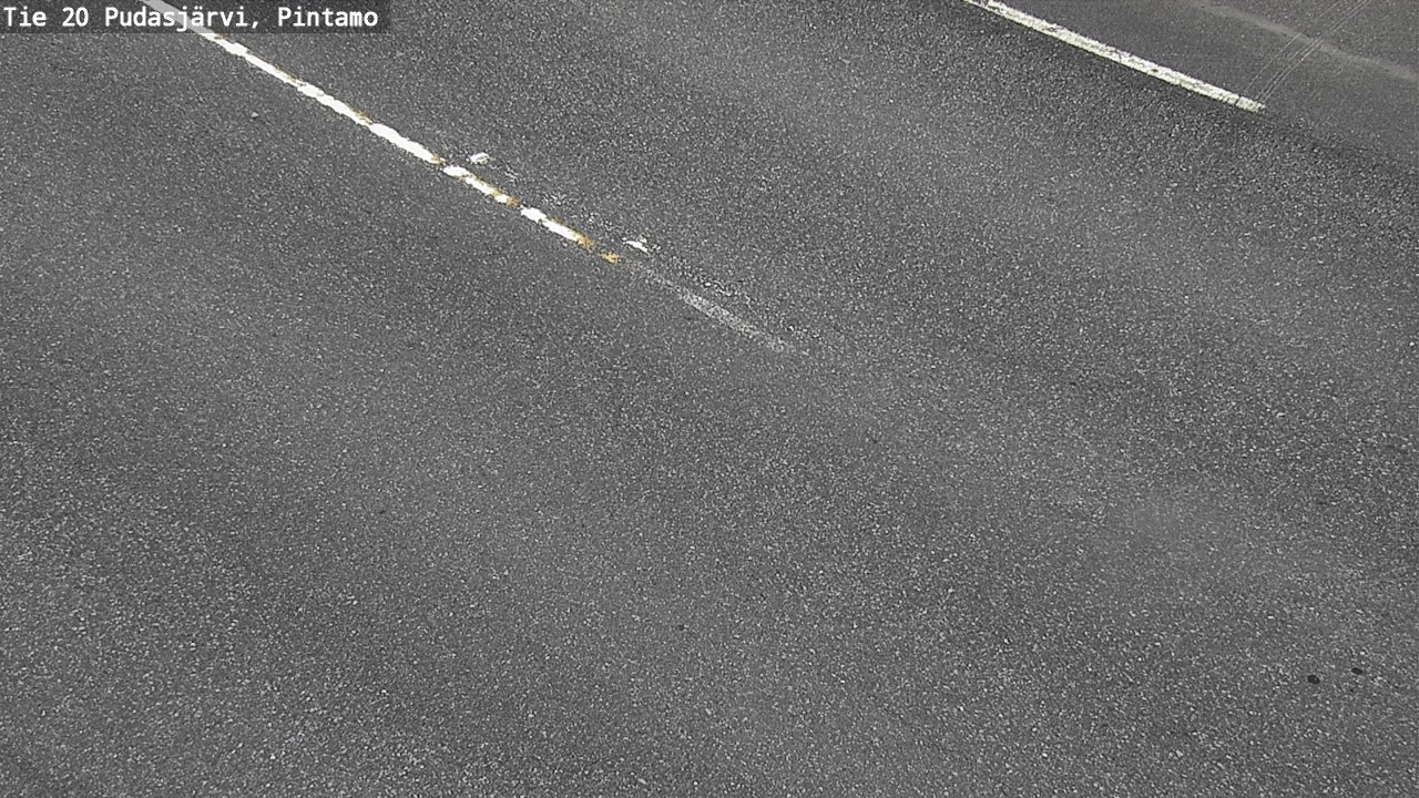 Weather Camera Image Väg 20 Pudasjärvi, Pintamo, Pudasjärvi, Pohjois-Pohjanmaa