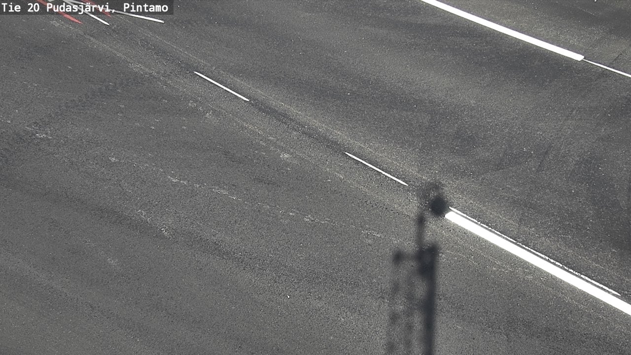 Weather Camera Image Väg 20 Pudasjärvi, Pintamo, Pudasjärvi, Pohjois-Pohjanmaa