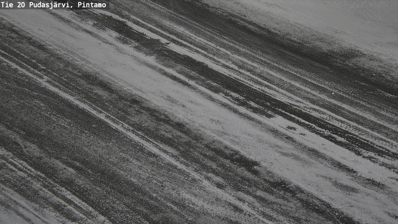 Weather Camera Image Väg 20 Pudasjärvi, Pintamo, Pudasjärvi, Pohjois-Pohjanmaa