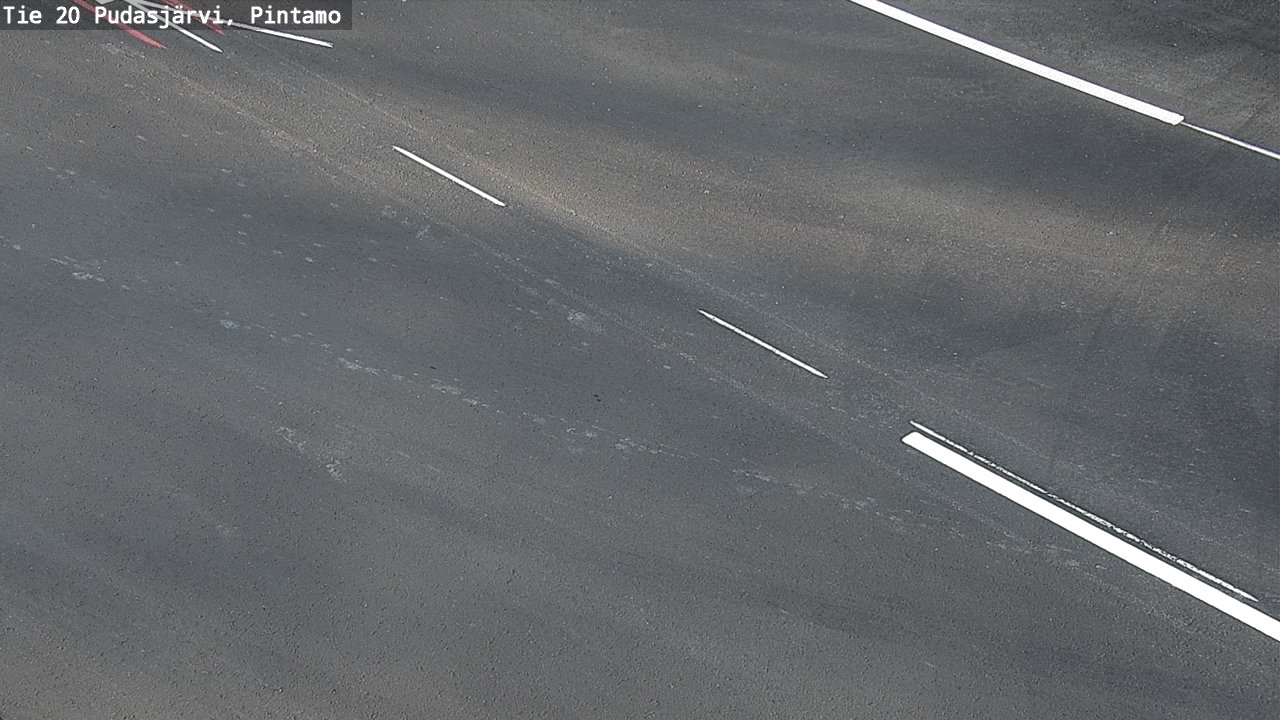 Weather Camera Image Väg 20 Pudasjärvi, Pintamo, Pudasjärvi, Pohjois-Pohjanmaa