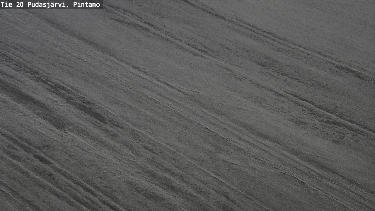 Weather Camera Image Väg 20 Pudasjärvi, Pintamo, Pudasjärvi, Pohjois-Pohjanmaa