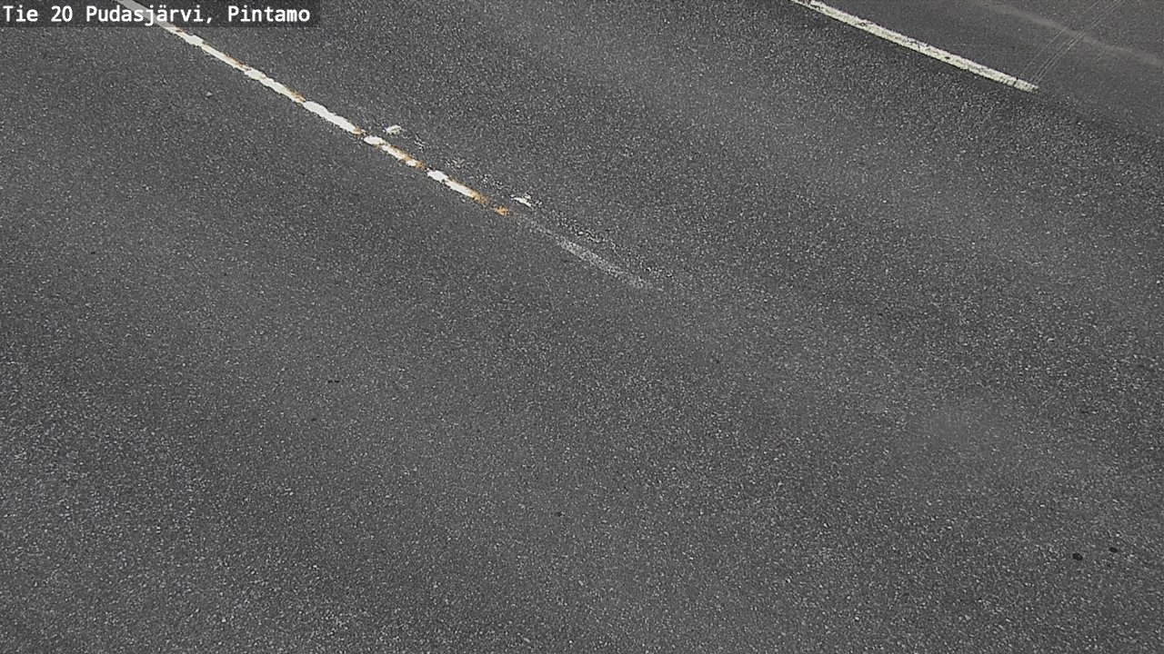 Weather Camera Image Väg 20 Pudasjärvi, Pintamo, Pudasjärvi, Pohjois-Pohjanmaa