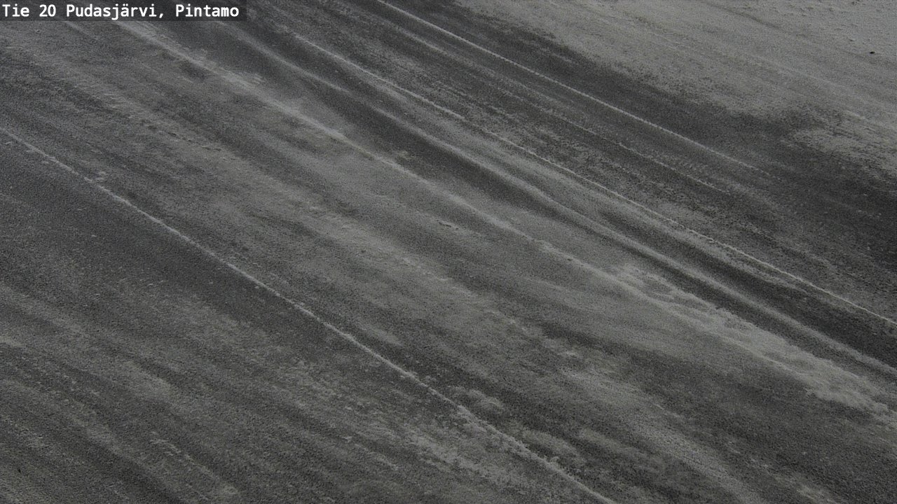 Weather Camera Image Väg 20 Pudasjärvi, Pintamo, Pudasjärvi, Pohjois-Pohjanmaa