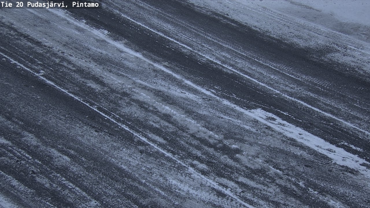Weather Camera Image Väg 20 Pudasjärvi, Pintamo, Pudasjärvi, Pohjois-Pohjanmaa
