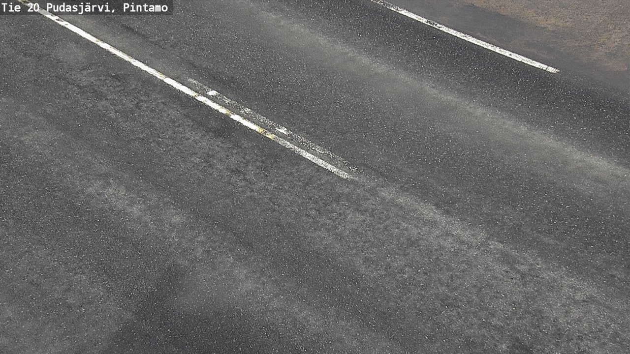 Weather Camera Image Väg 20 Pudasjärvi, Pintamo, Pudasjärvi, Pohjois-Pohjanmaa