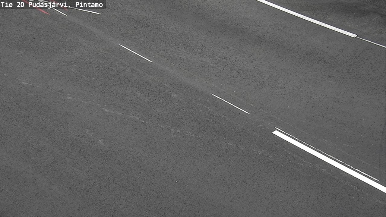 Weather Camera Image Väg 20 Pudasjärvi, Pintamo, Pudasjärvi, Pohjois-Pohjanmaa