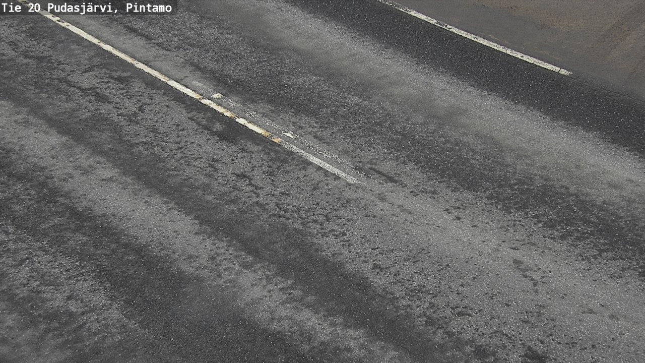 Weather Camera Image Väg 20 Pudasjärvi, Pintamo, Pudasjärvi, Pohjois-Pohjanmaa