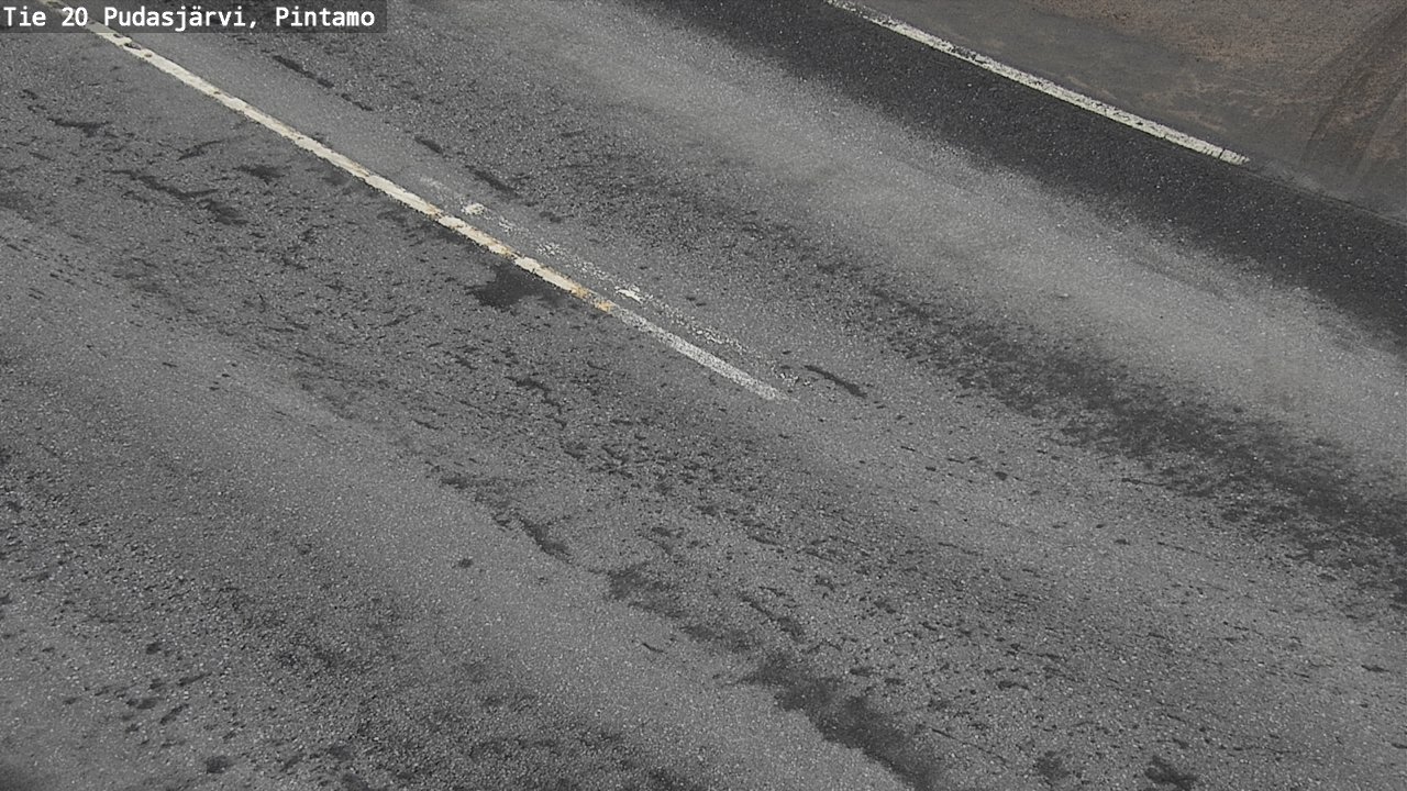 Weather Camera Image Väg 20 Pudasjärvi, Pintamo, Pudasjärvi, Pohjois-Pohjanmaa