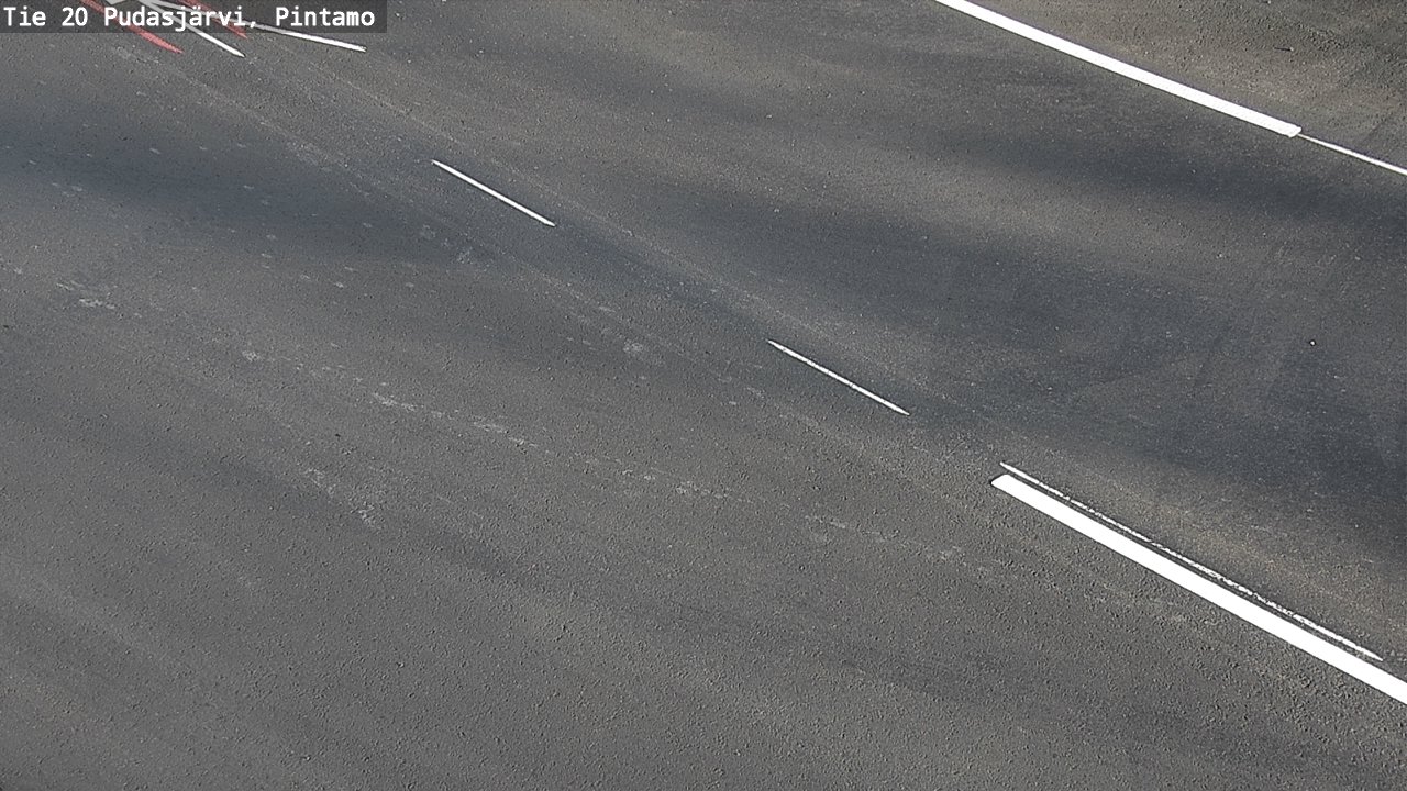 Weather Camera Image Väg 20 Pudasjärvi, Pintamo, Pudasjärvi, Pohjois-Pohjanmaa