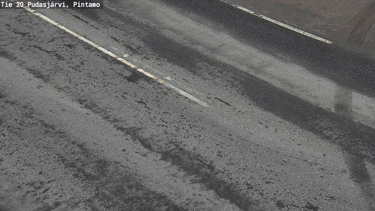 Weather Camera Image Väg 20 Pudasjärvi, Pintamo, Pudasjärvi, Pohjois-Pohjanmaa