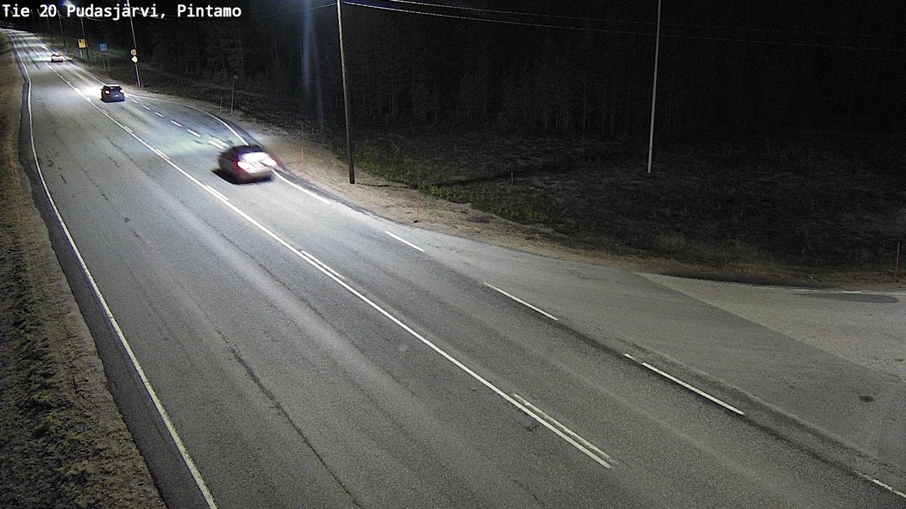 Kelikamerat Kuva Tie 20 Pudasjärvi, Pintamo, Pudasjärvi, Pohjois-Pohjanmaa