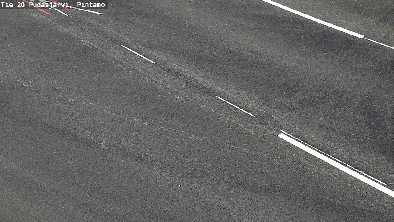 Weather Camera Image Väg 20 Pudasjärvi, Pintamo, Pudasjärvi, Pohjois-Pohjanmaa