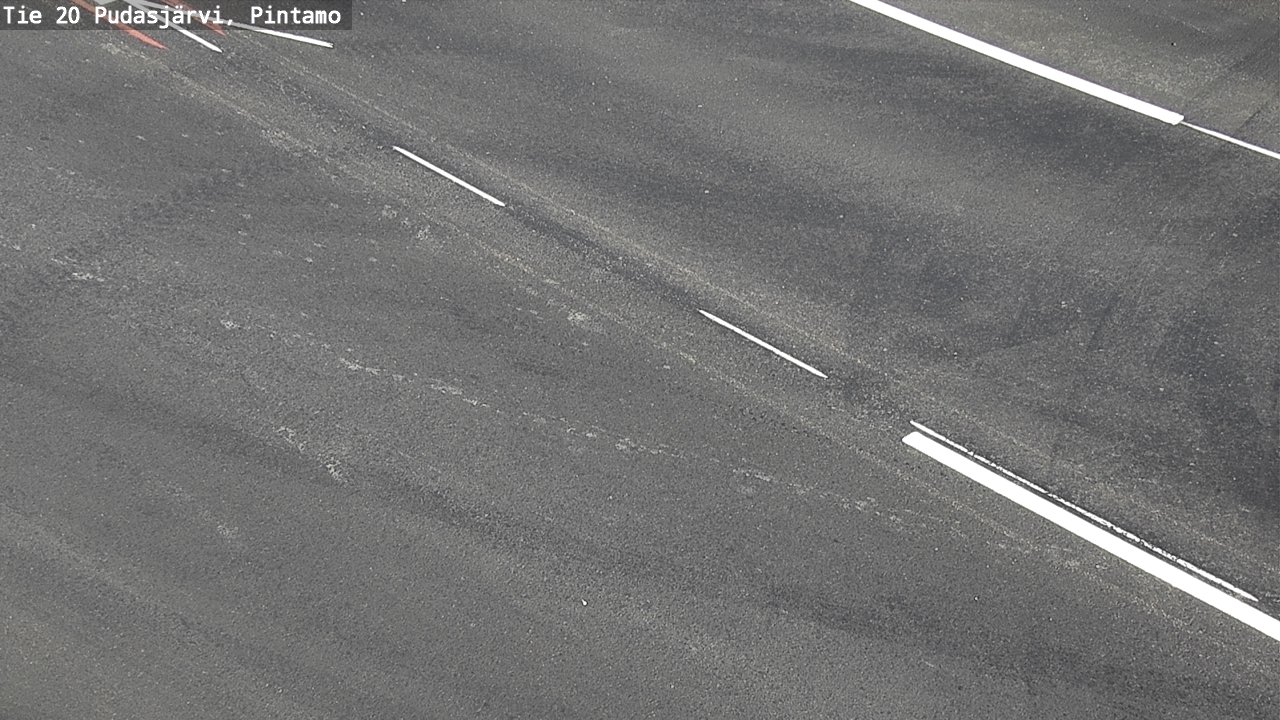 Weather Camera Image Väg 20 Pudasjärvi, Pintamo, Pudasjärvi, Pohjois-Pohjanmaa
