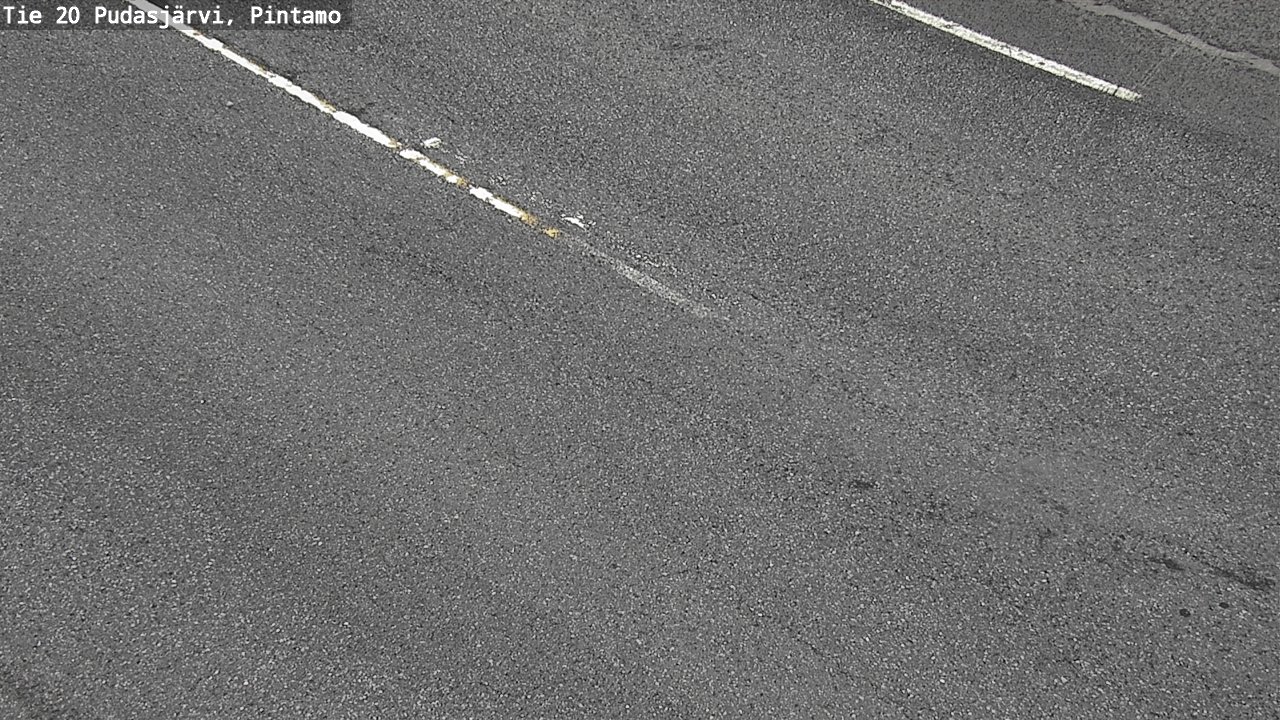 Weather Camera Image Väg 20 Pudasjärvi, Pintamo, Pudasjärvi, Pohjois-Pohjanmaa