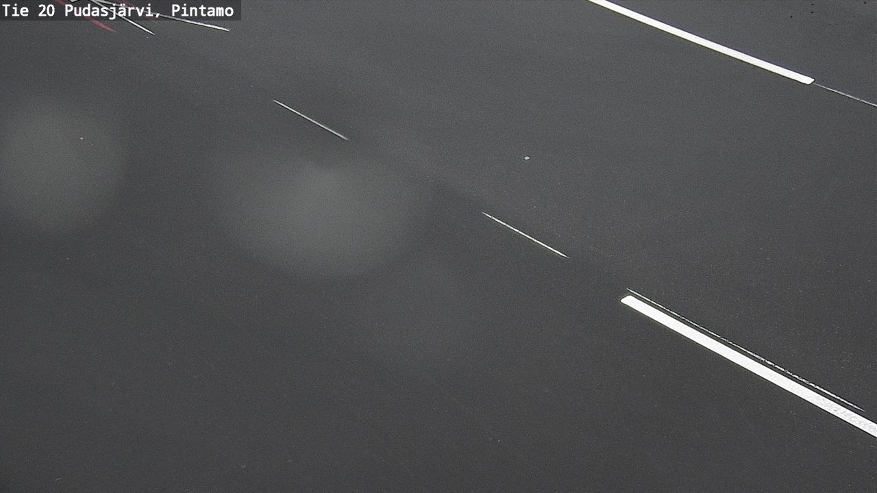 Weather Camera Image Road 20 Pudasjärvi, Pintamo, Pudasjärvi, Pohjois-Pohjanmaa