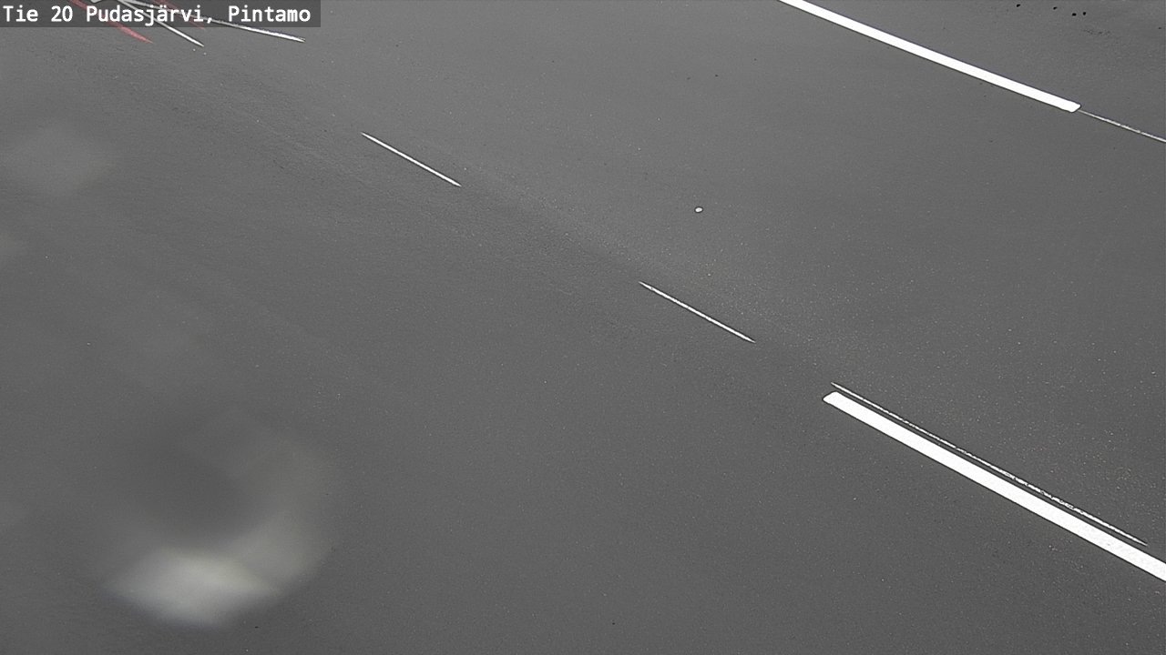 Weather Camera Image Väg 20 Pudasjärvi, Pintamo, Pudasjärvi, Pohjois-Pohjanmaa